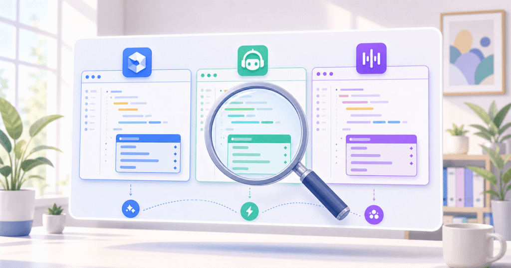 AI code editor comparison India — Cursor, GitHub Copilot, and Codeium side by side