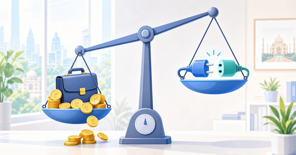 IT staff augmentation India cost comparison chart showing full-time hiring versus augmentation expenses