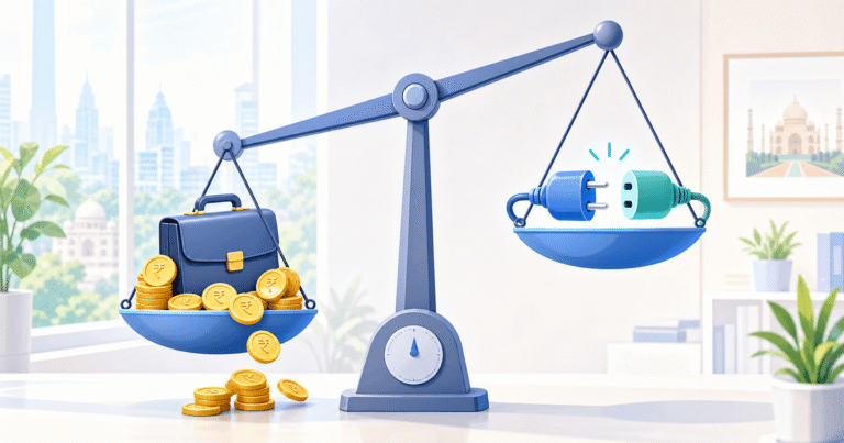 IT staff augmentation India cost comparison chart showing full-time hiring versus augmentation expenses